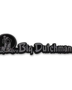 Firmenschild: Big Dutchman 60mm x 18mm x 1,0mm